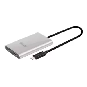 image of CLUB3D Thunderbolt 3 to Dual HDMI 2.0 Adapter