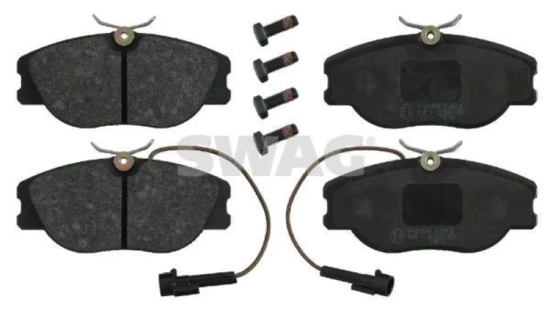 Image of Brake pad set SWAG 70 91 6239