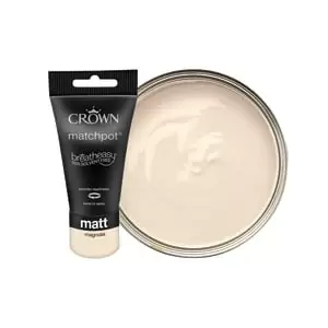 Crown Matt Emulsion Paint - Magnolia Tester Pot - 40ml