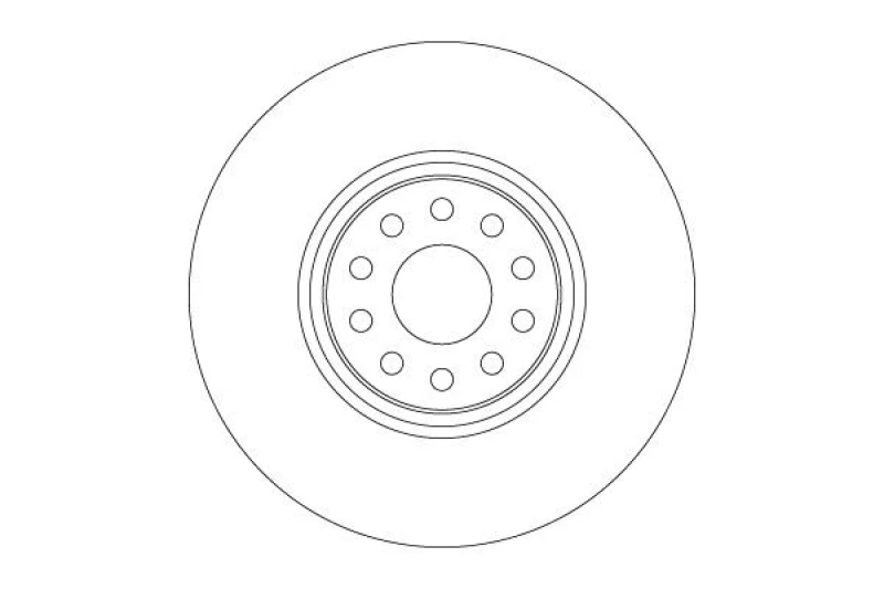 Image of Brake disc TRW DF6733S