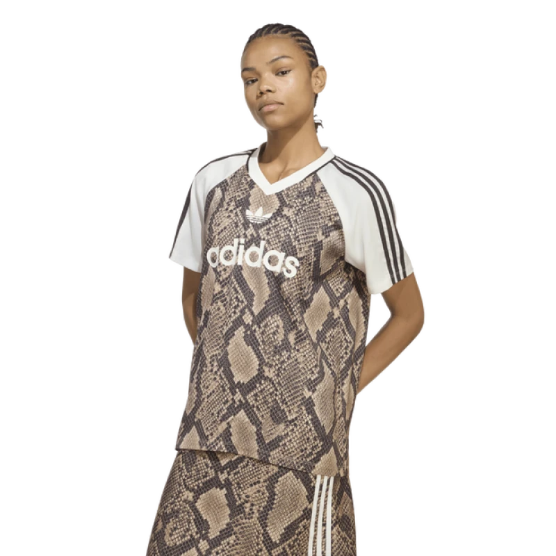 Image of Adidas Women T-Shirts - Beige - Size M