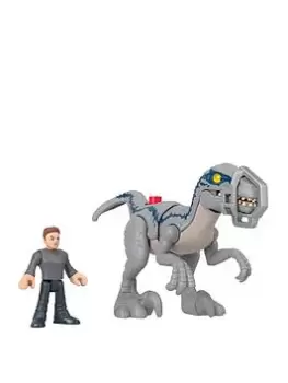 Image of Imaginext Jurassic World Breakout 'Blue' & Owen Figures