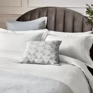 Image of Helena Springfield Sunburst Double Duvet Cover Set, White
