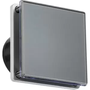 Image of MLA Knightsbridge 100mm/4" LED Backlit Extractor Fan with Overrun Timer - Grey
