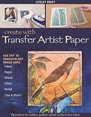 Image of create with transfer artist paper use tap to transfer any image onto fabric
