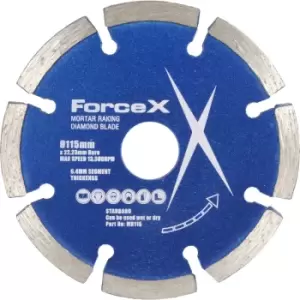 Image of Toolpak Mortar & Brick Raking Diamond Blade 115 x 22mm (2 Pack)