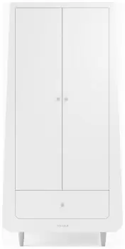 Image of Snuzkot Skandi Nursery Wardrobe- White and Grey