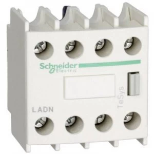 Image of Schneider Electric LADN22 Auxiliary switch module 2 makers, 2 breakers