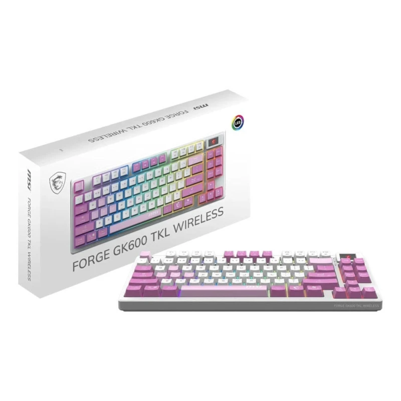Image of MSI FORGE GK600 TKL W VIOLET UK