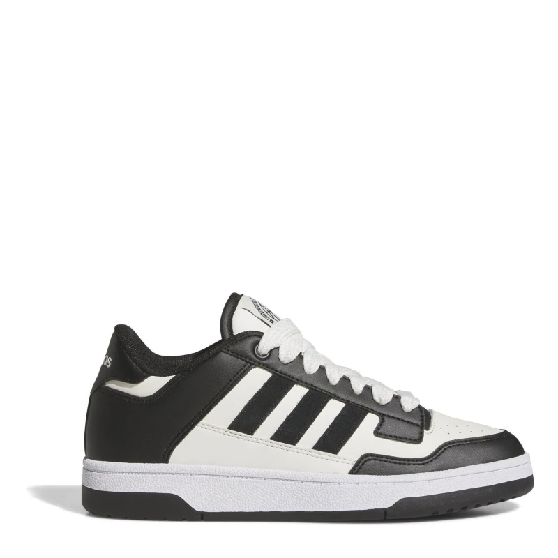 Image of adidas Rapid Court Low-Top Trainers Womens Black/White female 5 (38)