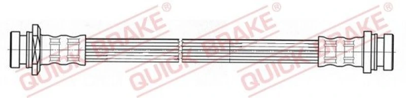 Image of QUICK BRAKE Brake hose QUICK BRAKE 25.018