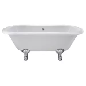 Hudson Reed Kingsbury Freestanding Bath With Corbel Leg Set (1700mm) - White