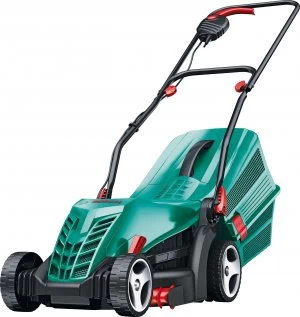 image of Bosch Rotak 34-13 34cm 1300W Corded Rotary Lawnmower