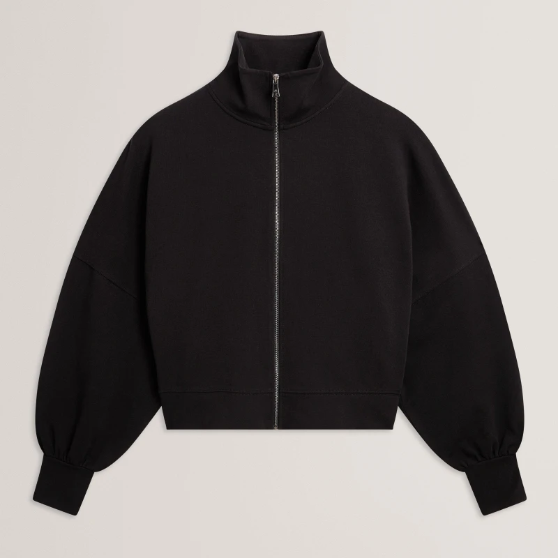 Image of Ted Baker Zip Thru Sweatshirt Black female 6 (2X)