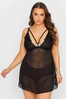 Image of Mesh Lace Babydoll