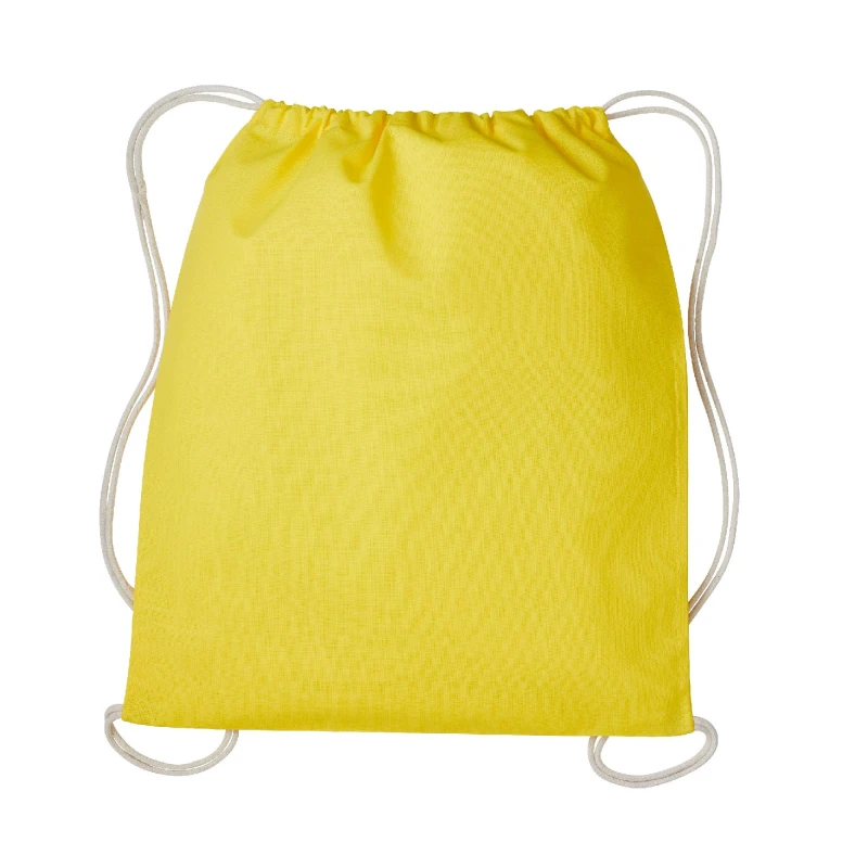 Image of Nutshell Mens Drawstring Gymsac in Yellow Yellow Male