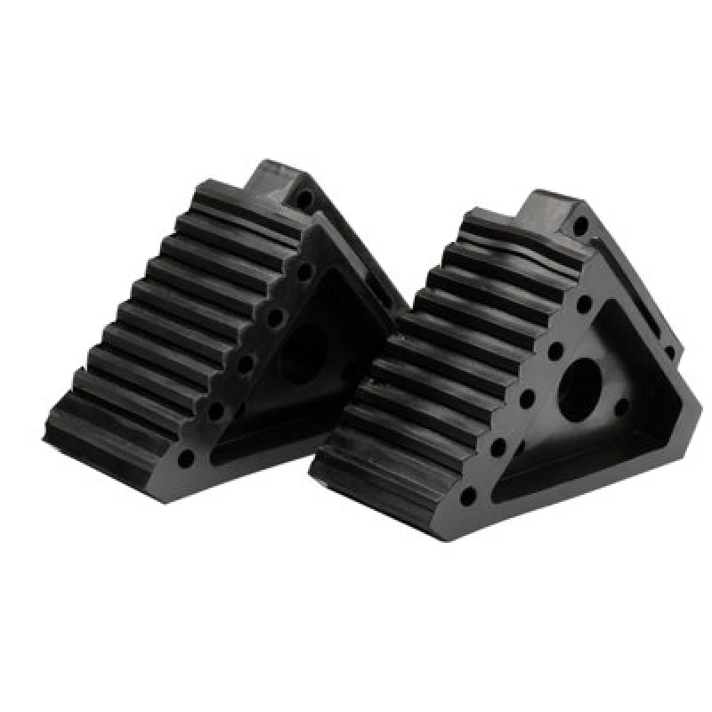 Image of Draper Draper - 3T rubber wheel chocks - pair Rubber Wheel Chocks (Pair) 21131