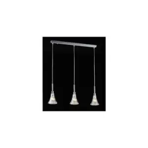 image of Netlighting Patria Modern 3 Light Bar Pendant Ceiling Light, G9