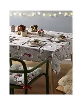 Image of Catherine Lansfield Christmas Gnomes Tablecloth