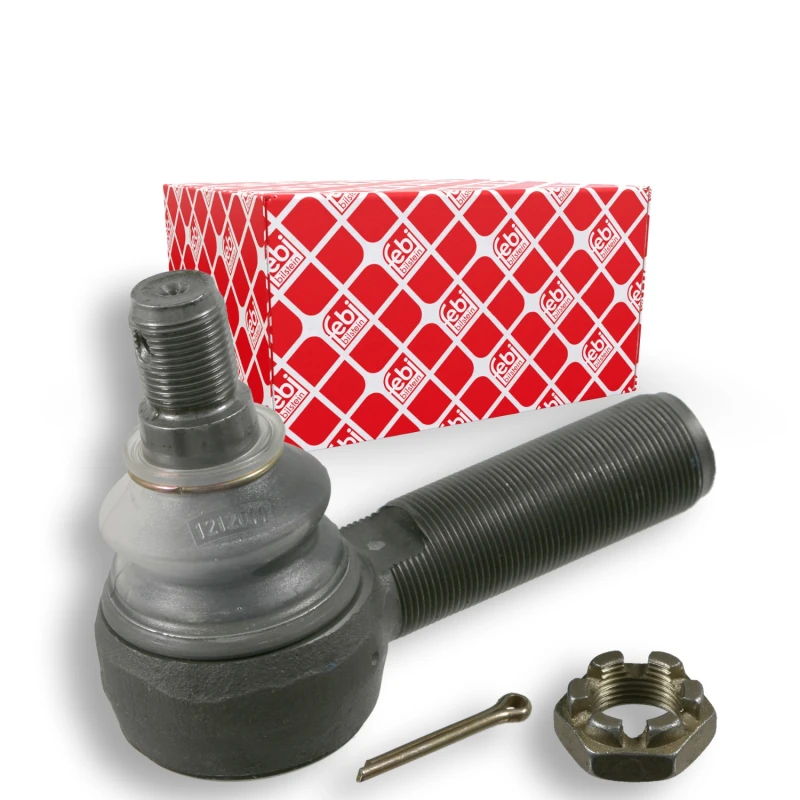 Image of FEBI BILSTEIN 15246 Track rod end OE Turbo NEW, Front Axle, with crown nut Tie Rod End (914)