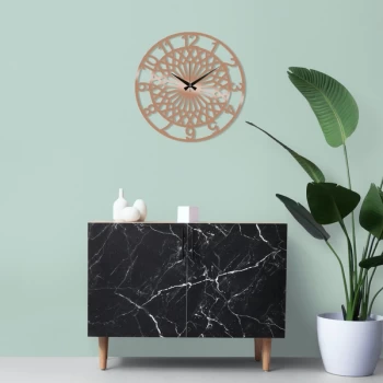 Image of Metal Wall Clock 31 - Copper Copper Decorative Metal Wall Clock