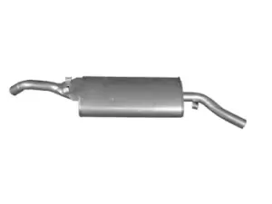 image of IZAWIT Rear silencer VW 23.006 191253609BJ End silencer,Rear exhaust silencer,Rear muffler,Muffler silencer,Exhaust muffler silencer,Exhaust muffler