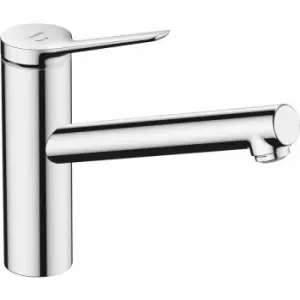 image of Hansgrohe - Zesis M33 Single Lever Kitchen Mixer 150 Coolstart Ecosmart 1Jet Chrome 74813000 - Chrome