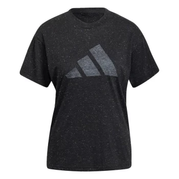Image of adidas Sportswear Future Icons Winners 3.0 T-Shirt - Black Melange