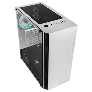 image of Zalman R2 Mid-Tower Case - White Tempered Glass