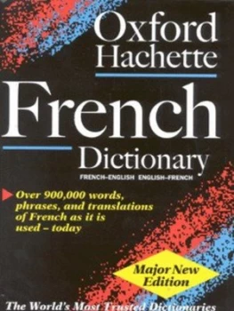 Image of The Oxford-Hachette French Dictionary Hardback