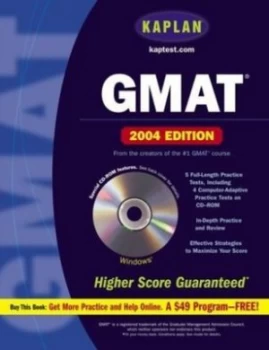 Image of Gmat 2004 with Cd-Rom by Kaplan Interactive Paperback