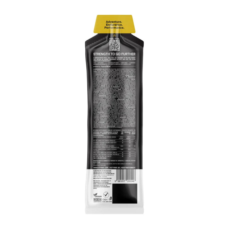 Image of Citrus-flavoured gel Styrkr (x12) Noir Unisex TU