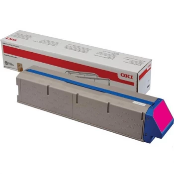 image of OKI 45536506 Magenta Laser Toner Ink Cartridge