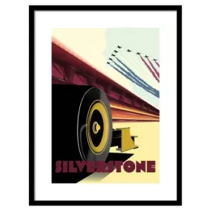 Image of The Art Group Zoom F1 (Silverstone) Pre Framed- 60x80cm