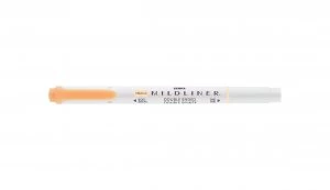 Zebra Mildliner Double Ended Highlighter Orange PK10