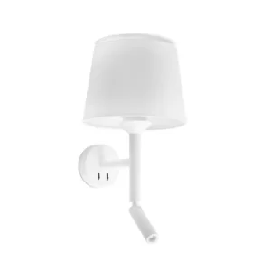 Image of Savoy Reading Light Wall Light White, E27