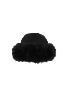 Image of Moritz Sheepskin Panel Hat