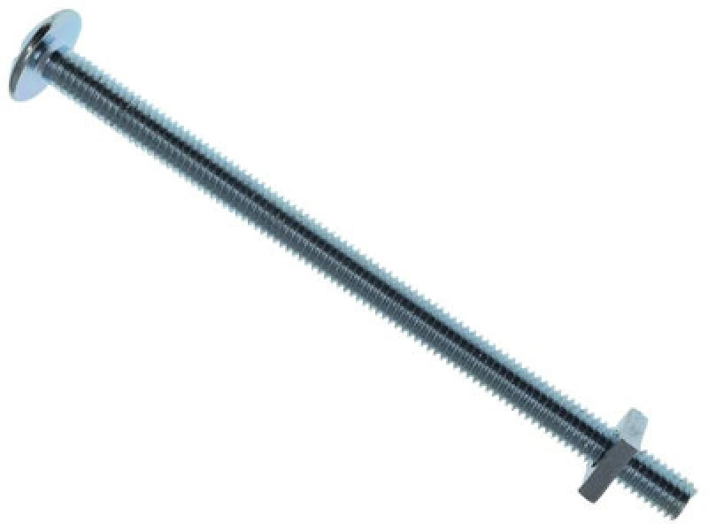 Image of Metalmate Memrbn06100 Roofing Bolt & Nut Zp M6 X 100mm (Box 25) Memrbn06100