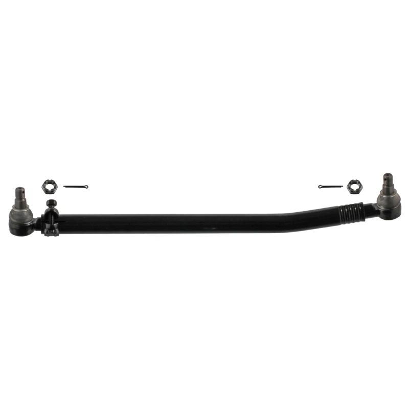 Image of FEBI BILSTEIN 43683 Centre Rod Assembly Front Axle, with castellated nut and split pins Centre Rod Assembly (285)