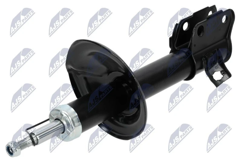Image of NTY A-SB-002 Shock absorber Front Axle Right, Gas Pressure, Twin-Tube, Suspension Strut, Bottom Clamp Shock Absorber (854)