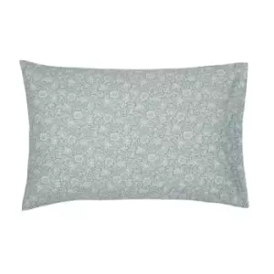 Image of Morris and Co Strawberry Thief Std Pillowcase Pair - Multi
