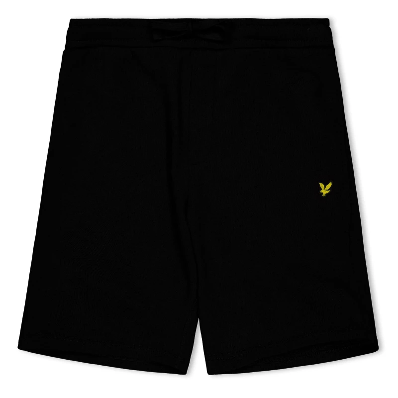 Image of Lyle and Scott Lyle Sweat Short Jersey Shorts 8-9Y Black 47225603165