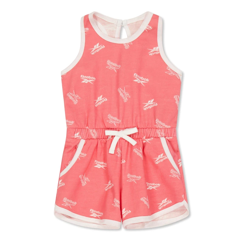 Image of Reebok Kids Lockup Playsuit Strawberry female 18-24 Mnth