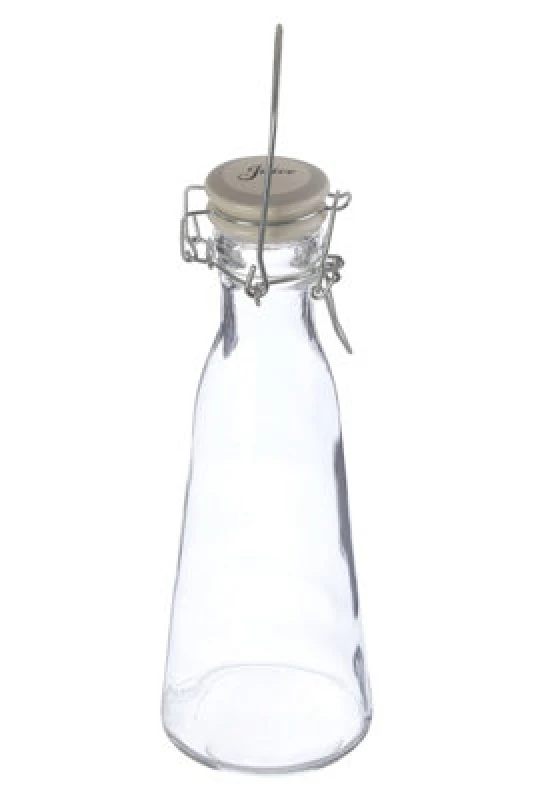 Image of Premier Housewares Juice Storage Bottle, Personalized Clear Glassware Bottle, Versatile Transparent Drinking Water Bottle Clear