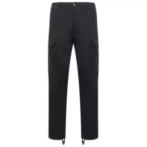 Image of Front Row Adult Unisex Stretch Cargo Trousers (XS) (Navy)