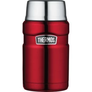 image of Thermos GTB Stainless King Food Flask 710ml - Red