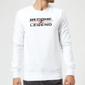 Image of Avengers Endgame Become A Legend Sweatshirt - White