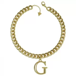 Image of Guess G Gold Tone Pendant