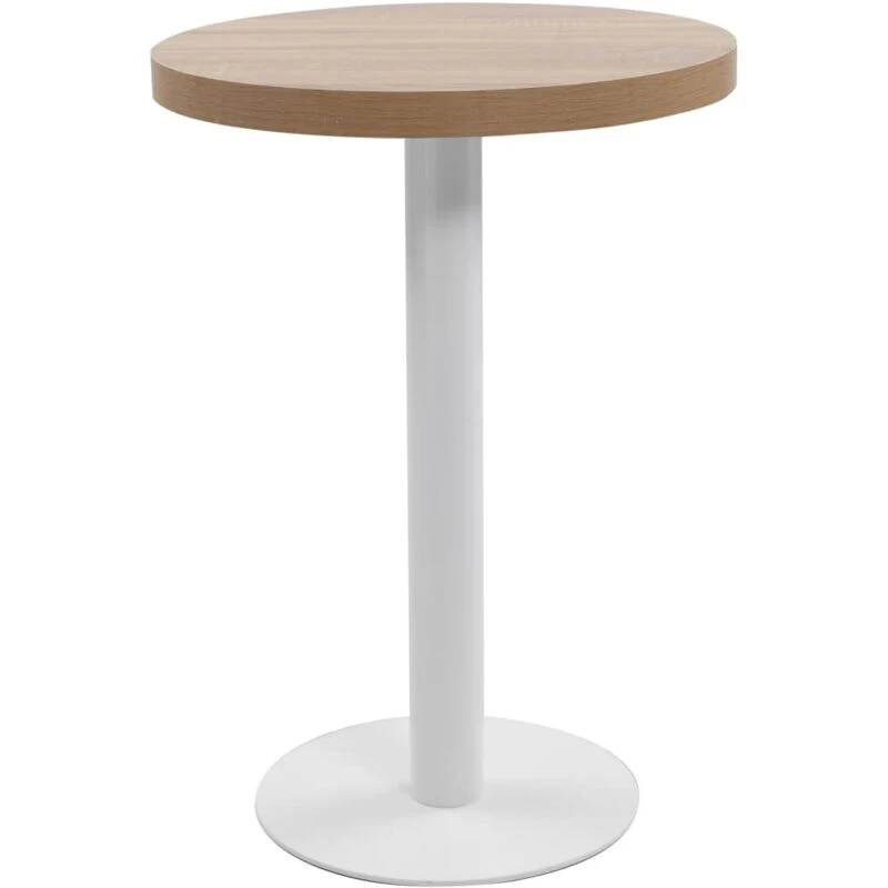 Image of VIDAXL Bistro Table Light Brown 60cm MDF vidaXL 286420