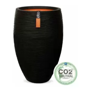Image of Vase elegant deluxe Rib NL 38x58 black